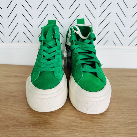 ⭐Converse Ctas Cruise Hi Platform Sz 7.5 Women Shoes Suede Green Sneaker A10239C - Picture 5 of 13